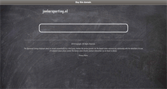 Desktop Screenshot of jonkersporting.nl